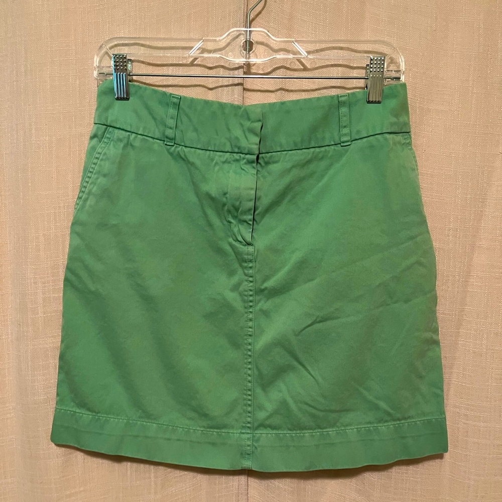 Vineyard Vines Light Green Mini Skirt Size 4 Preppy Coastal Cottagecore